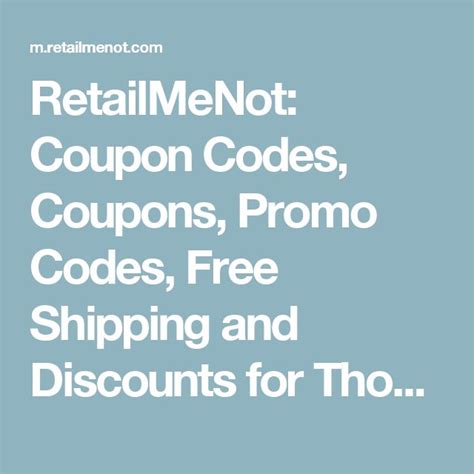 promostore gutscheincode|RetailMeNot: Save with Coupons, Promo Codes & Cash Back